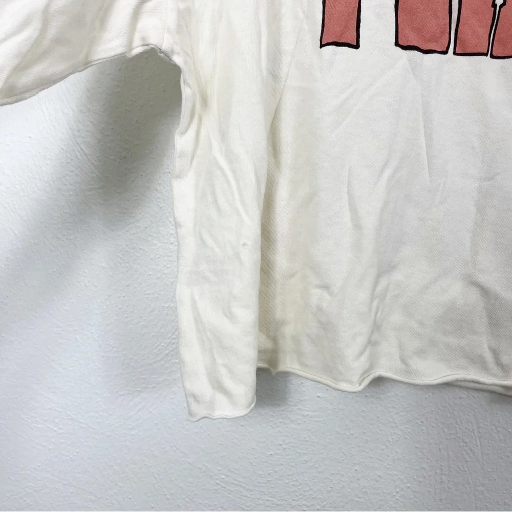 Daydreamer Pink Floyd Animals Tour 77 Long Sleeve Crop Graphic Crewneck Band Tee - Picture 9 of 10